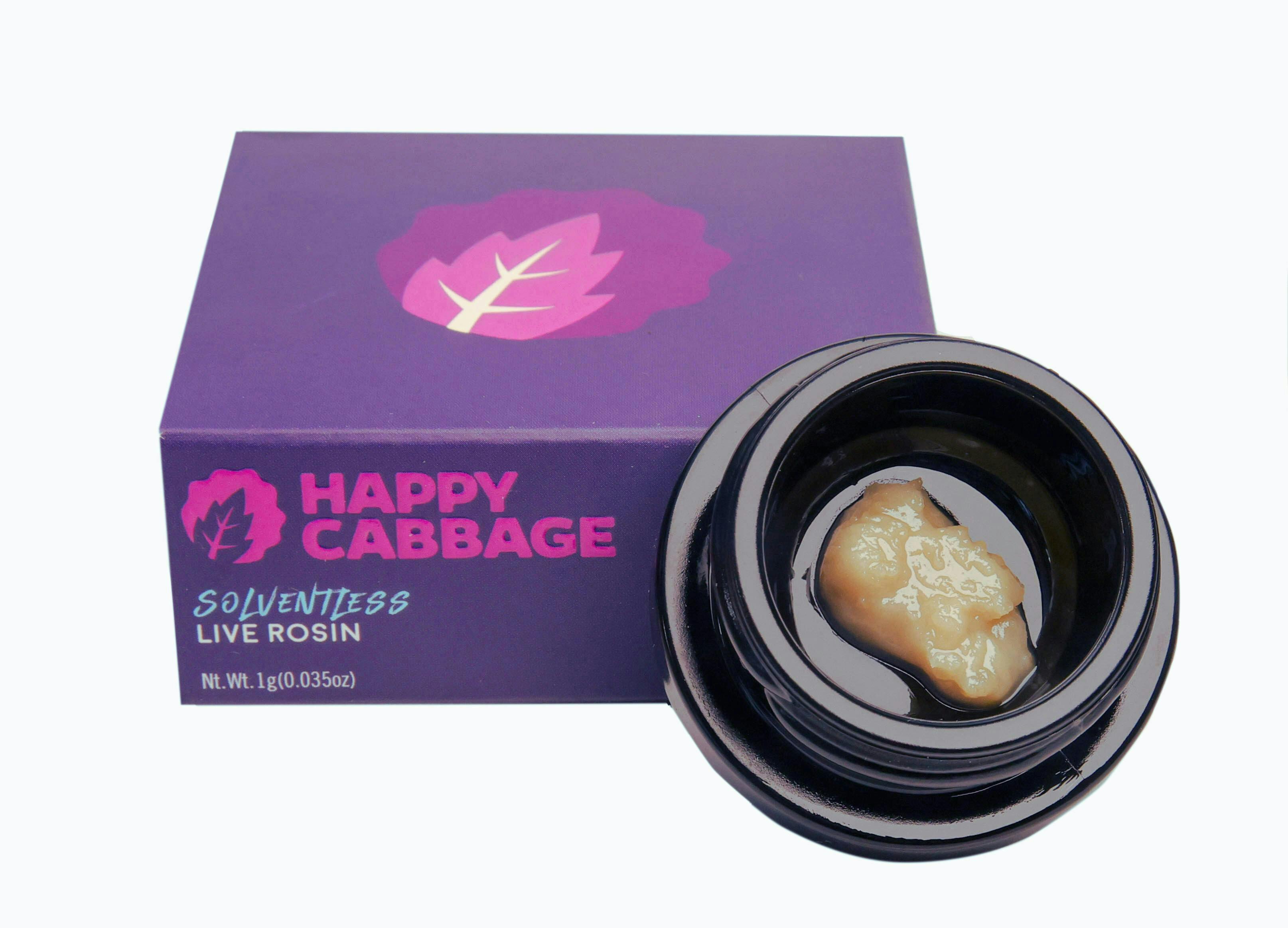 Happy | Cabbage Solventless Live Rosin Key Lime Zest 1g