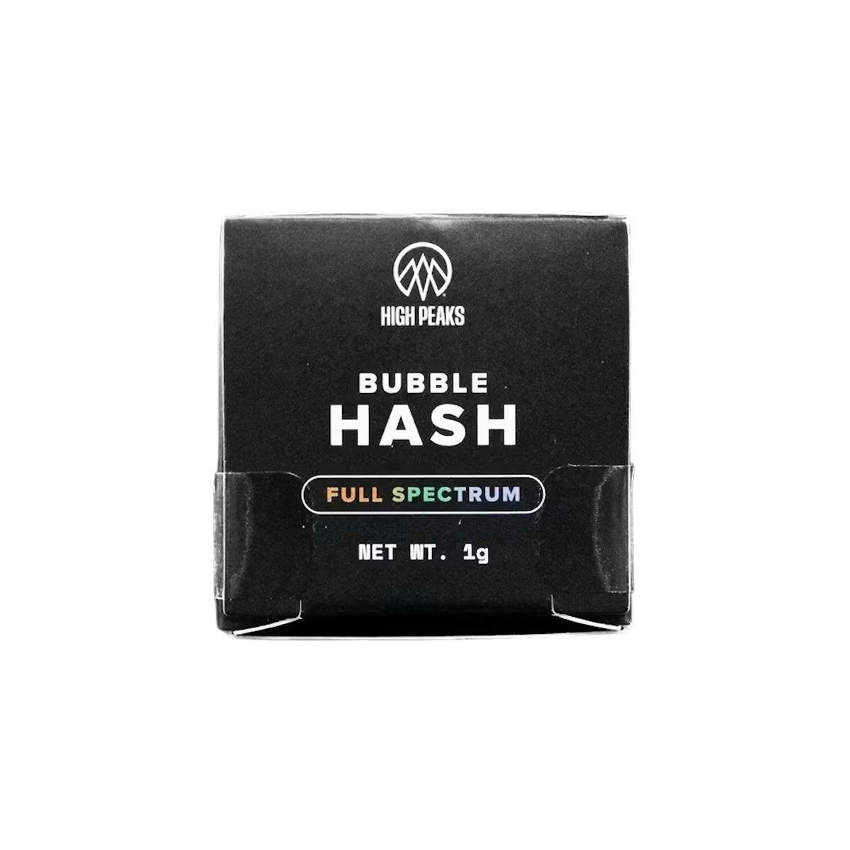 High Peaks | Concentrate Bubble Hash Slapz Full Spectrum 1g