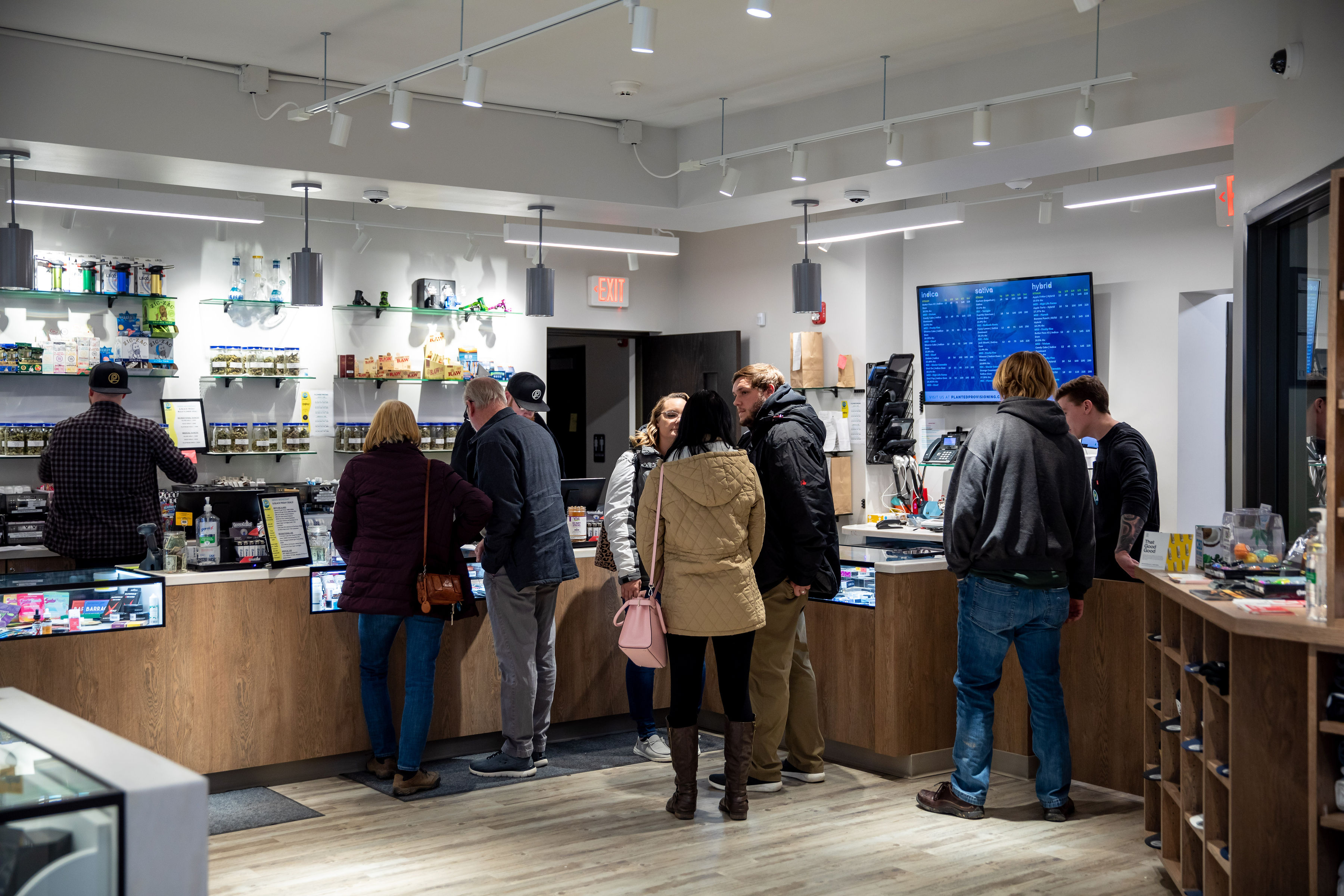 Magic Leaves cannabis dispensary banner